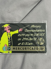 Mercurycard phonecard MINT