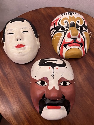 Hand painted paper mache - painted,