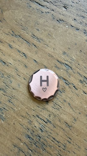 Engraved hammered edge custom - engraved,