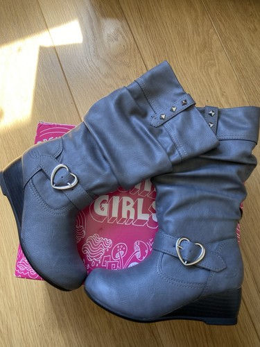 Girls grey sketchers heart - sketchers,