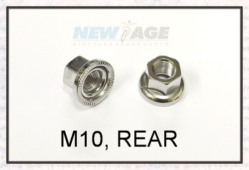 Pair track axle nuts - axle,