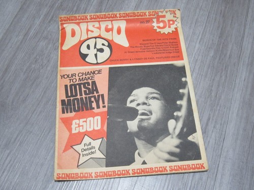 Vintage disco song book - disco,