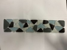 Blue/Grey Glass Mosaic Sheet