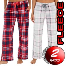  2 Pairs Ladies Womens Fleece