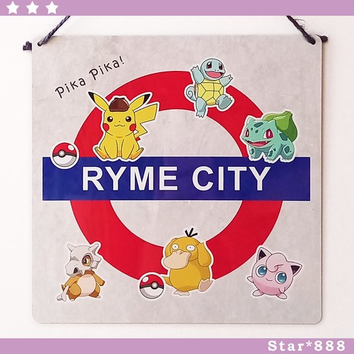 Pokemon tube metal poster sign - pokemon,