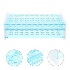 Test Tube Holder Laboratory 50 Holes Tube Rack Detachable Tube Stand