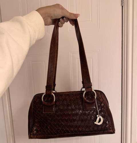 Dents small brown woven - brown,