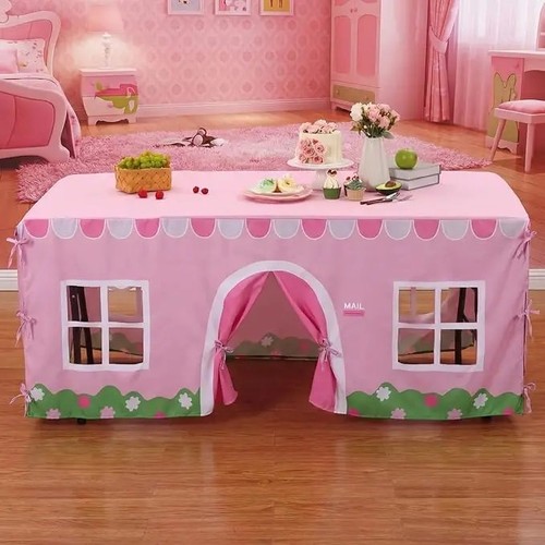 Kids tablecloth playhouse tent - tablecloth,