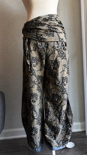 Boho paisley wrap - paisley, pants