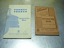 Genuine Period Ford Thames Trader Instruction Books 1948 & 1957 Editions