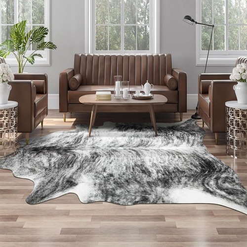 Faux fur cowhide - faux, rug