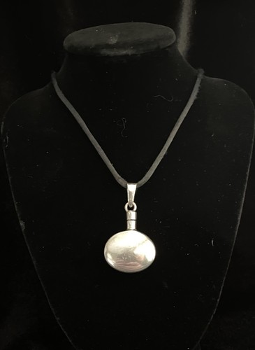 Sterling silver perfume bottle - sterling,