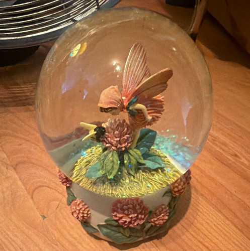 Butterfly flower snow globe - butterfly,