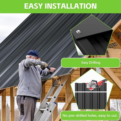 12x metal galvanized roof - 12x,