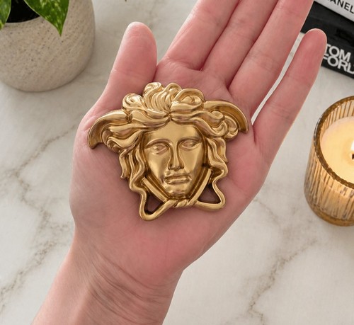 Golden medusa head fridge - medusa,