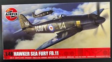 Airfix hawker sea - hawker, fury