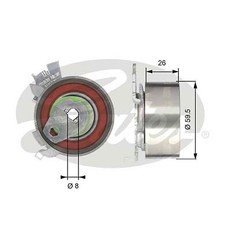 GATES T43106 Tensioner Pulley