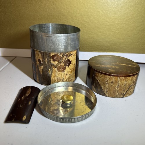 Japanese tea caddy cherry - tea,