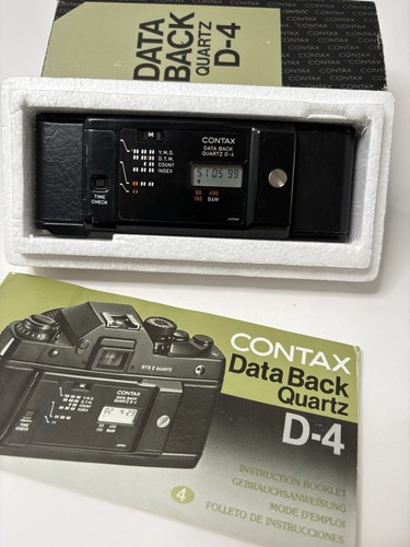 Contax data back quartz 4 - back, d-4