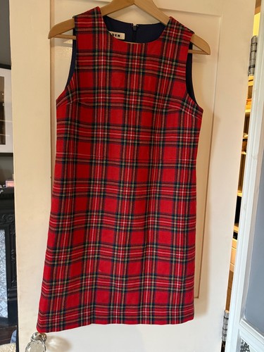 Boden pia woolen red tartan - pia,