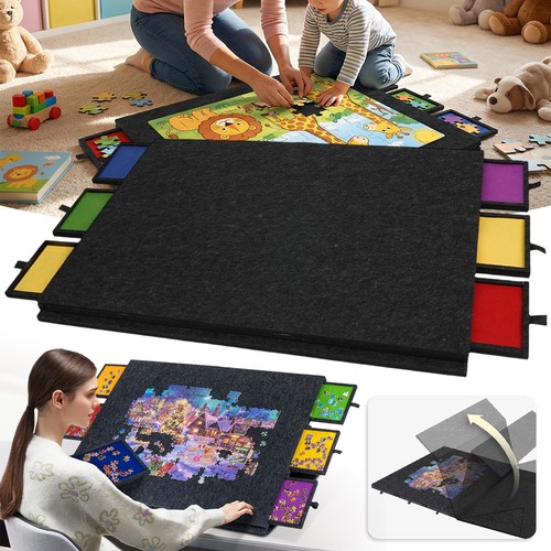 Felt puzzle board jigsaw - board,
