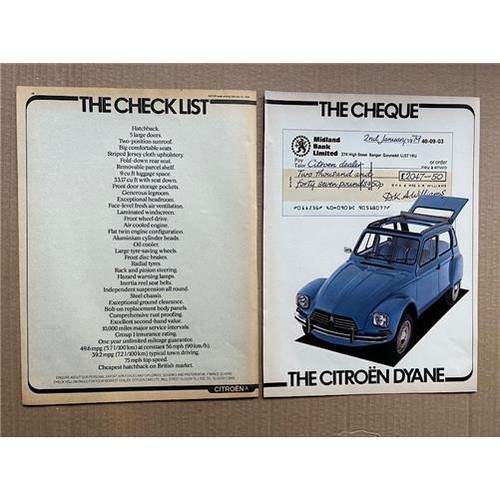 Citroen dyane memorabilia - ,