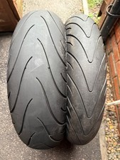 Pair of motorcycle tyres