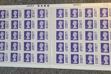 Genuine unfranked barcoded 1st - unfranked,