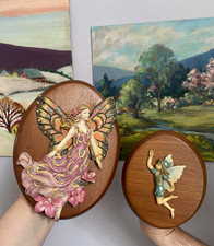 Vintage Wooden Fairy Wall
