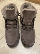 Fitflop Boots Uk Size 5 Bungee Cord Loaff Ankle Brown Suede Boots