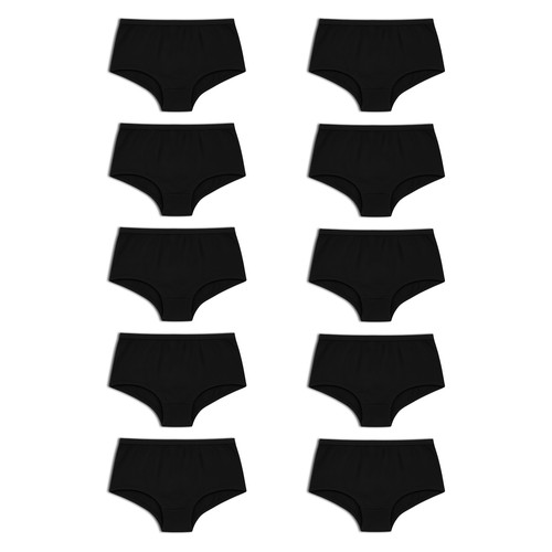 Girls pack hipster shorts - girls, 10