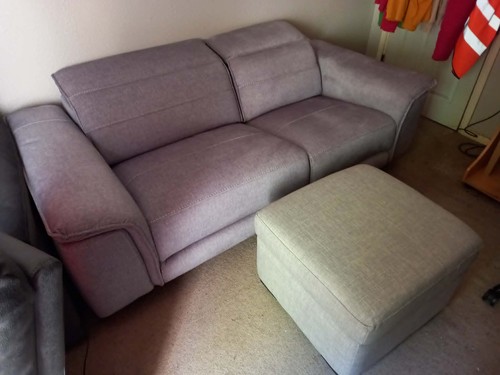 Full reclining sofa - full, storage