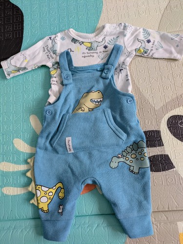 Dinosaur dungaree bodysuit - dungaree, &