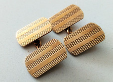 Vintage art deco cufflinks - art,
