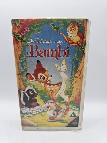 Bambi vhs walt disney - bambi,