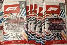 Topps Turbo Attax 2024 F1 Trading Cards Full Box 24 Packs sealed(box wear tear)