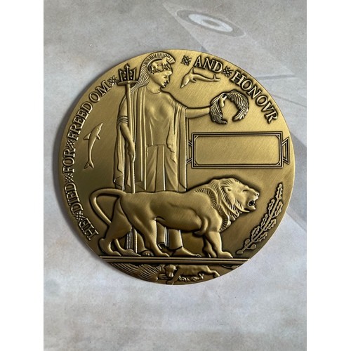 Wwi memorial plaque dead - wwi,