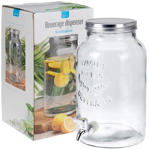 Glass litre beverage - glass, 5.5