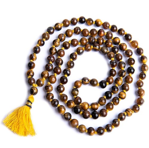 Tiger eye gem stone - gem, japa