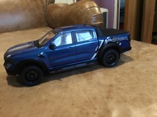 MCG 1:18 Scale Diecast Model Car - 2023 Ford Ranger Raptor, Metallic Blue