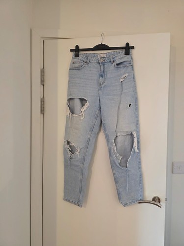 Light blue ripped - blue,