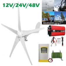 3KW 12V/24V/48V Wind Generator Turbine Power Inverter Booster Charge Controller