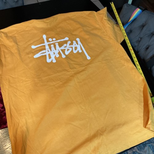 Stussy shirt mens - t-shirt, yellow