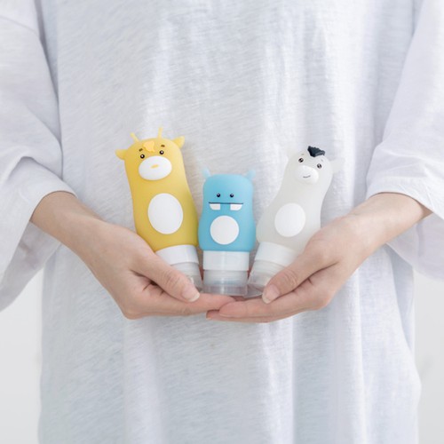 Pcs silicone travel bottles - 3,