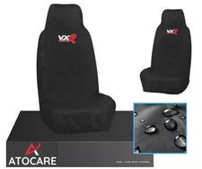 Single Seat Covers For Vauxhall Astra VXR Logo Extra Heavy Duty Waterproof Black