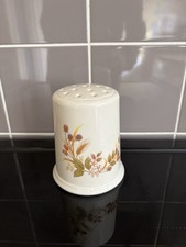 VINTAGE ST MICHAEL 'HARVEST' MELAMINE FLOUR DREDGER / SUGAR SHAKER (M&S)