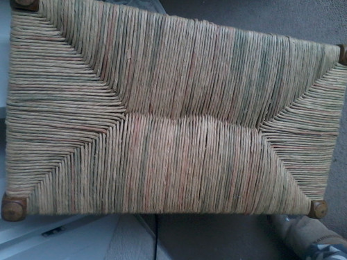 Vintage long foot stool - vintage,