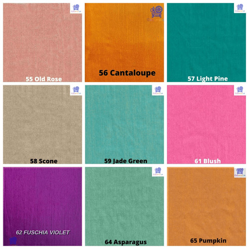 Raw silk cotton - raw, vibrant