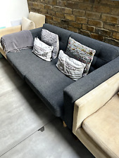 2 seat sofa - charcoal grey.  Excellent condition