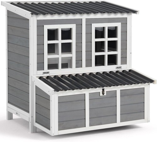 Large wooden chicken coop - wooden,